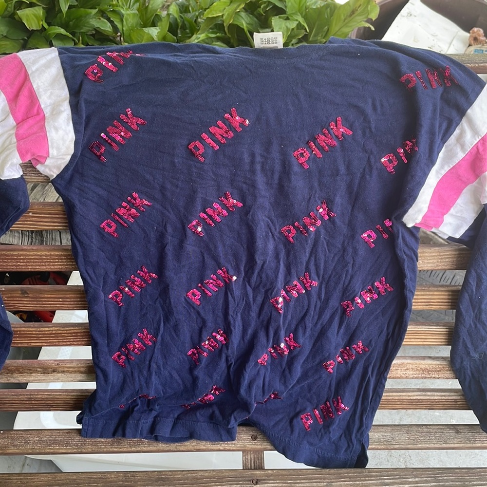 Pink Victoria’s Secret long sleeve shirt